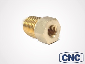 CNC Brass Bleeder Adapter