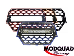 ModQuad Front Grill w/10â€³ Light Bar For RZR 1000